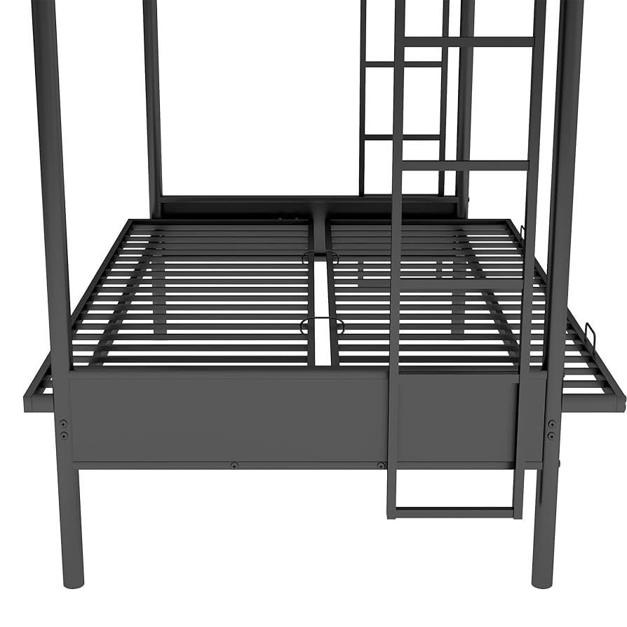 Amazon.com: Harper & Bright Designs Twin Over Full Bunk Bed